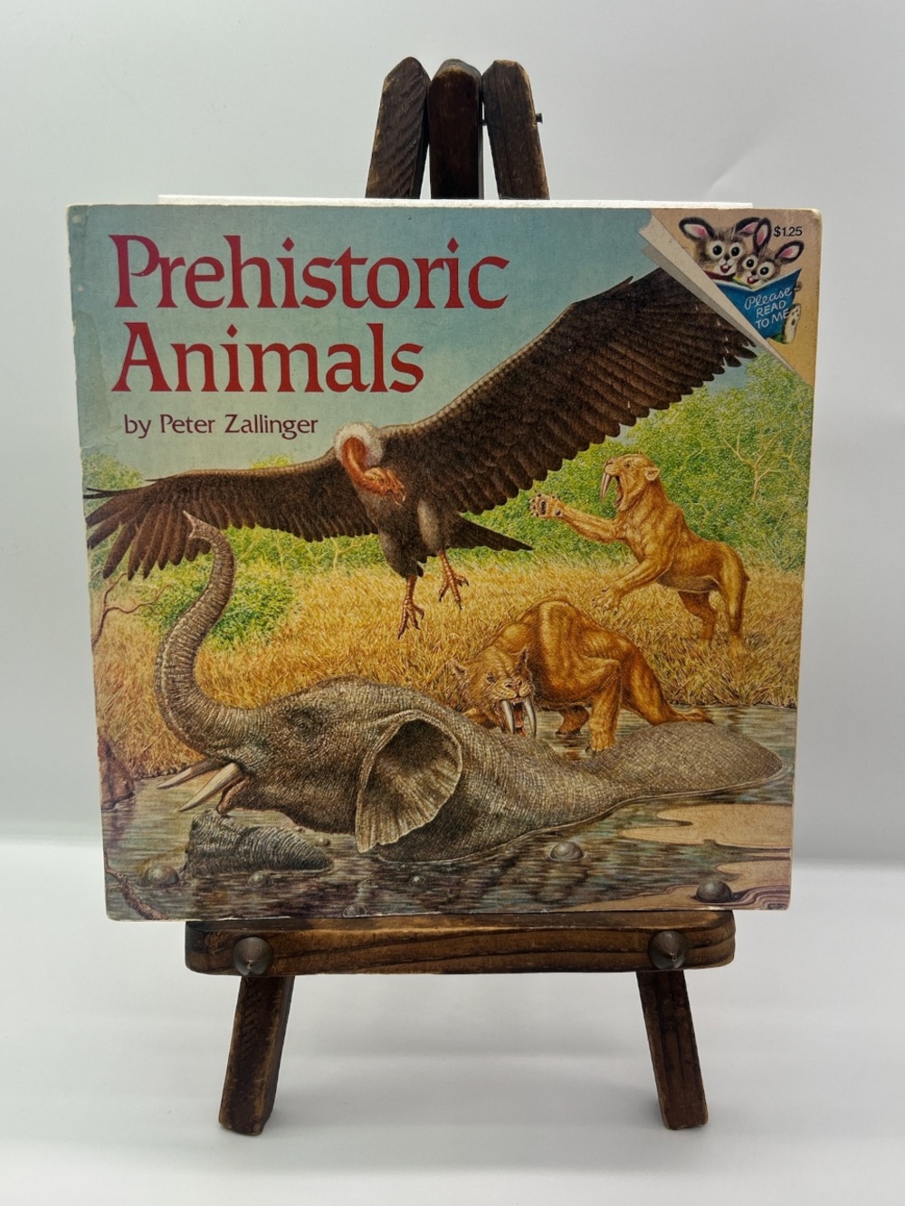 Vintage 1978 Prehistoric Animals Peter Zallinger Random House Pictureback Book